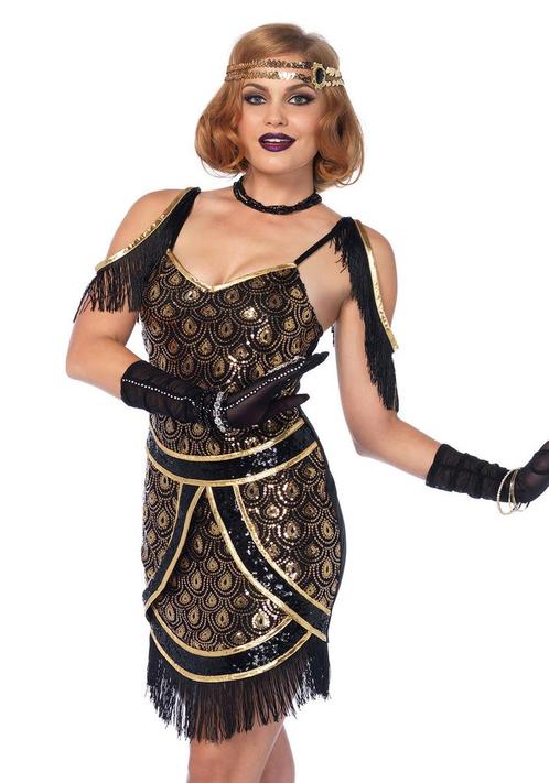 Showgirl Jurkje Charleston Luxe, Kleding | Dames, Carnavalskleding en Feestkleding, Nieuw, Ophalen of Verzenden