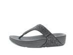 -10% FitFlop  FitFlop Lulu glitter toe -thongs  maat 36, Kleding | Dames, Schoenen, Slippers, Verzenden, Zwart, Nieuw