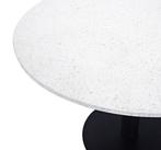 Eettafel - Ingvar - 106 cm - Wit - Terrazzo - Jörn, Verzenden, Nieuw