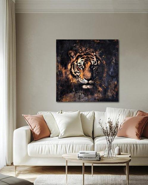 Wysocky John - The Crouching Tiger, Antiek en Kunst, Kunst | Schilderijen | Modern