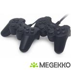 Gembird JPD-UDV2-01 Gamepad PC Zwart game controller, Computers en Software, Verzenden, Nieuw