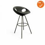 Barkruk - Tonon - Up chair - antraciet - chroom onderstel, Werkplek, Ophalen of Verzenden, Gebruikt, Overige typen