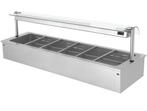 GGM Gastro | Bain marie inbouw - 2,1m - 6x GN 1/1 - met |, Verzenden, Nieuw in verpakking