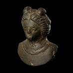 Gallo-Romeins Brons Bust, of Diana, Antiek en Kunst