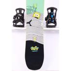 120 kinder snowboard SALOMON GRAIL, Black/turquoise, FLAT/Ro, Sport en Fitness, Snowboarden, Verzenden, Gebruikt, Board