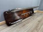 Kapstok - Hout - Houten chromen kapstok