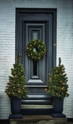 Black Box Trees Glendon Set van 2 Kerstbomen en 1 Krans met, Diversen, Verzenden, Nieuw