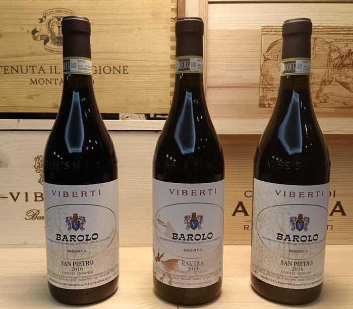 2016 Viberti San Pietro & 2013 Ravera - Barolo Riserva - 3, Verzamelen, Wijnen