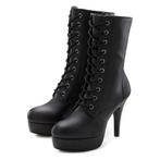 Lascana Belle Affaire Veterlaarsjes hakken met plateauhak, Kleding | Dames, Schoenen, Verzenden, Nieuw