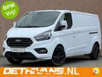 Ford Transit Custom 2.0TDCI 170PK Lang / Carplay / Cruisecon, Auto's, Stof, Gebruikt, Zwart, Wit