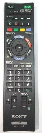 Sony RM-ED058 afstandsbediening met NETFLIX knop, Audio, Tv en Foto, Afstandsbedieningen, Verzenden