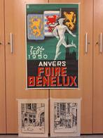 Ch Markey - Originele affiche foîre Anvers Benelux 7-24sept., Antiek en Kunst