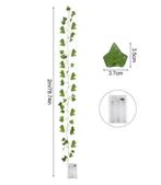 Kunst Klimop Slinger met LED – Ivy Guirlande Decoratie, Verzenden, Nieuw