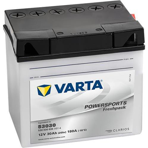 Varta Powersports Freshpack 53030 accu | 530 030 030 | 12V, Auto-onderdelen, Accu's en Toebehoren, Ophalen of Verzenden