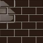 Wandtegel metrotegel 10x20 chocolade bruin glans wandtegel, Nieuw, Ophalen of Verzenden, 10 m² of meer, Wandtegels