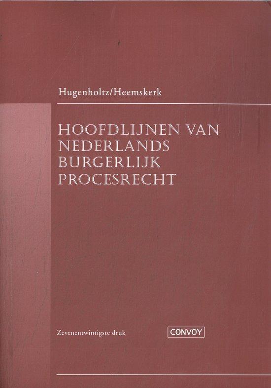9789463174145 Hoofdlijnen van Nederlands burgerlijk proce..., Boeken, Studieboeken en Cursussen, Zo goed als nieuw, Verzenden