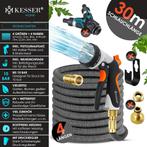 Flexibele Tuinslang - Inc. sproeikop - 30 meter - Antraciet, Verzenden, Nieuw