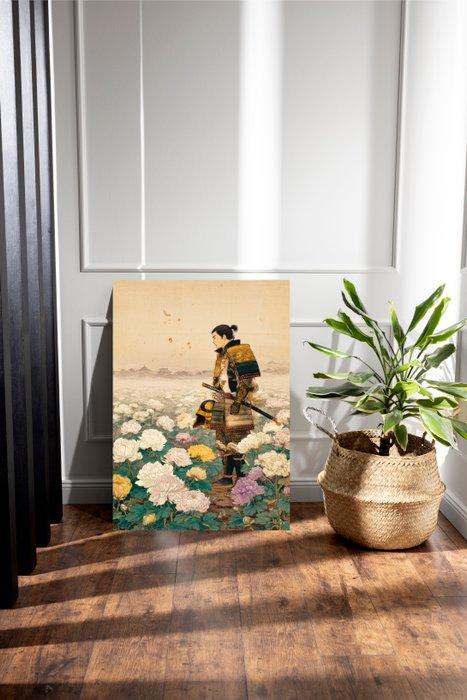 Samurai Chrysanthemum Field Ukiyo-e Special Limited Edition, Antiek en Kunst, Antiek | Overige Antiek