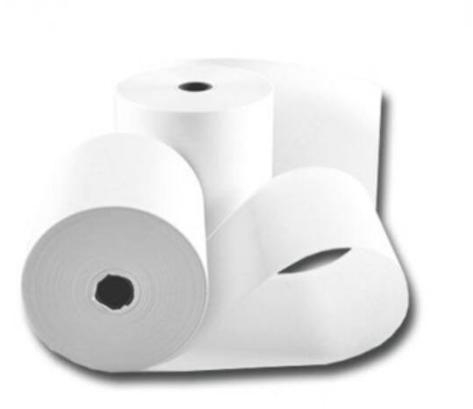Witte kassarollen houtvrij 44x70x12 mm doos 50 rollen, Zakelijke goederen, Kantoor en Winkelinrichting | Kassa's en Betaalsystemen