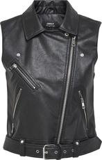ONLY - Maat S - ONLVERA FAUX LEATHER WAISTCOAT OTW NOOS, Kleding | Dames, Jassen | Winter, Verzenden, Nieuw