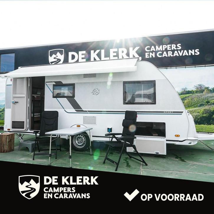 Knaus SPORT 500 QDK Black Friday, Caravans en Kamperen, Caravans, 1250 - 1500 kg, tot en met 5, 7 tot 8 meter, Knaus, Ophalen