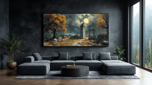 CoCo (XX) - Moonlit Ruins - XXL, Antiek en Kunst, Kunst | Schilderijen | Modern