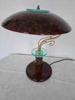 Notarislamp - Bankierslamp (met dimmer) - Bureaulamp - Glas,