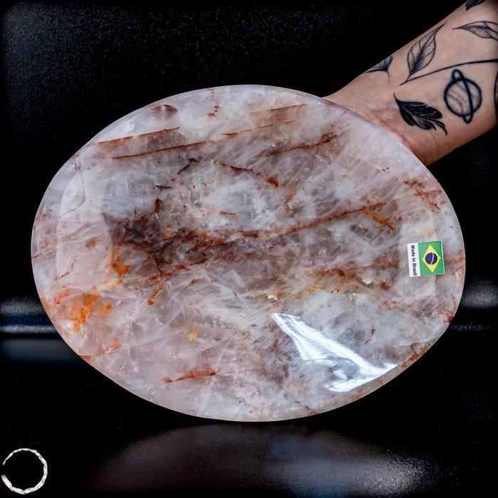 Vas van de elementen – natuurlijk vuurkwarts. Kom uit, Verzamelen, Mineralen en Fossielen