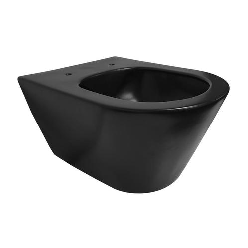 Wandcloset BWS 53x35x35 cm Keramiek Rimless Mat Zwart (Excl., Doe-het-zelf en Verbouw, Sanitair, Overige typen, Nieuw, Ophalen of Verzenden