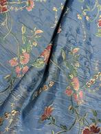 kostbare zijden stof San Leucio pastelblauw verrijkt met, Antiek en Kunst, Curiosa en Brocante