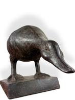 sculptuur, Oca naturalistica - 29 cm - gepatineerde legering