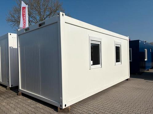 Kantoorunit 6x3 meter (NU63WZR4) met 4 zijramen, Zakelijke goederen, Machines en Bouw | Keten en Containers, Ophalen of Verzenden