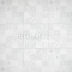 Vloertegel wandtegel betonico decor wit licht grijs 60x60, Ophalen, Keramiek, Nieuw, 10 m² of meer