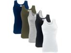 5 stuks onderhemd - SQOTTON® - 100% katoen - Mix, Verzenden