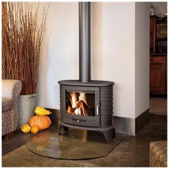 Houtkachel met nieuwe vormgeving., Huis en Inrichting, Kachels, Houtkachel, Vrijstaand, Nieuw, Hout