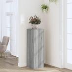 vidaXL Plantenstandaard 33x33x100 cm bewerkt hout grijs, Verzenden, Nieuw