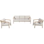 Showroommodel Olivia stoel bank loungeset 3 delig latte, Tuin en Terras, Tuinsets en Loungesets, Ophalen of Verzenden, Nieuw