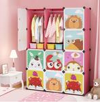 Kinderkast met Deuren – Boekenkast met Hangers 111×147 cm, Huis en Inrichting, Kasten | Kledingkasten, Verzenden, Nieuw