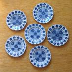 Bord (6) - Aster patroon - Porselein - 6 Kangxi asterborden, Antiek en Kunst