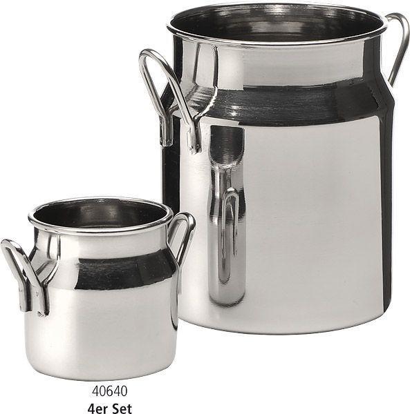 4 Mini melkkannetjes, Zakelijke goederen, Horeca | Overige, Verzenden