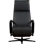 Leren relaxfauteuil Idol elektrisch - Massif Graphite, Huis en Inrichting, Fauteuils, Nieuw, Ophalen of Verzenden, 50 tot 75 cm
