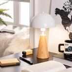 Tafellamp hout wit Daya hout wit E14 fitting modern FOIR, Huis en Inrichting, Lampen | Tafellampen, Nieuw, Verzenden