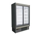 Wandvrieskast | Wit Aluminium | Glazen Draaideuren | Stek..., Zakelijke goederen, Verzenden, Nieuw in verpakking
