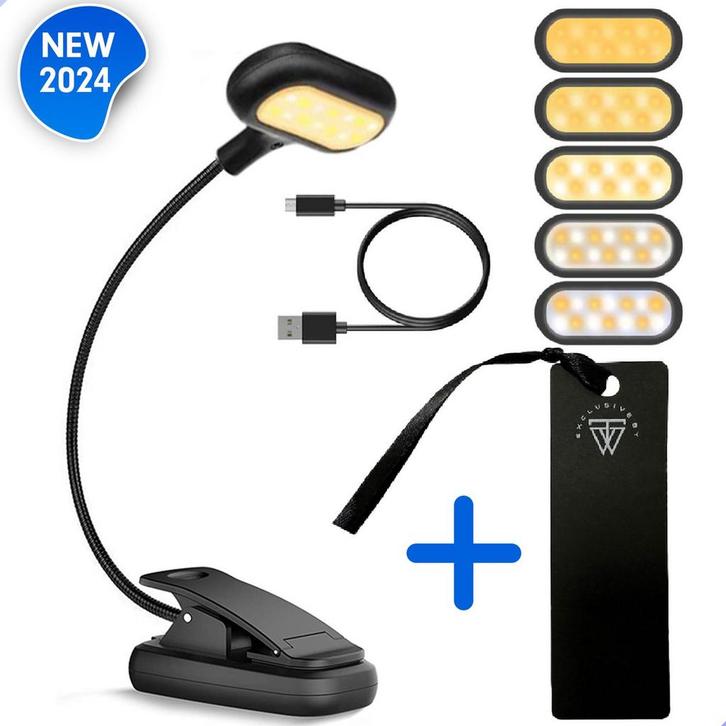 Leeslamp - Bureaulamp - Leeslampje voor boek - Klemlamp -, Huis en Inrichting, Lampen | Overige, Zo goed als nieuw, Ophalen of Verzenden