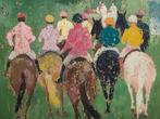 CREATIVE_HUB - Equestrian sunday ride impressionist oilpaint