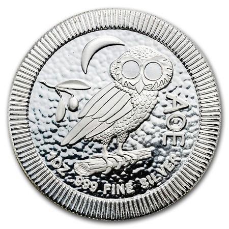 Niue Athenian Owl 1 oz 2018, Postzegels en Munten, Munten en Bankbiljetten | Verzamelingen, Munten, Verzenden