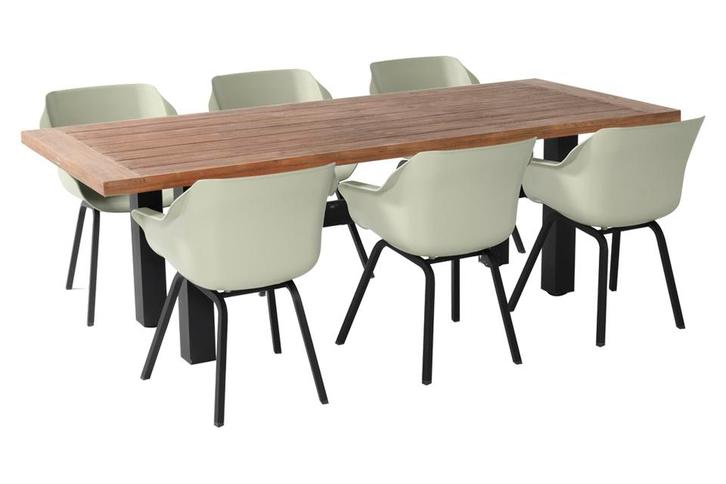 Hartman tuinset - Yasmani tuintafel 240 cm. + Sophie Element, Tuin en Terras, Tuinsets en Loungesets, Tuinset, Nieuw, Overige materialen