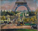 Franse school (XX) - Le pont dIéna et la tour Eiffel.