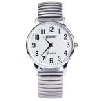 Fako® - Horloge - Rekband - Featurely - Ø 40mm -, Nieuw, Verzenden