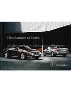 2011 MERCEDES BENZ E-KLASSE SEDAN EN ESTATE BROCHURE DUITS, Nieuw, Author
